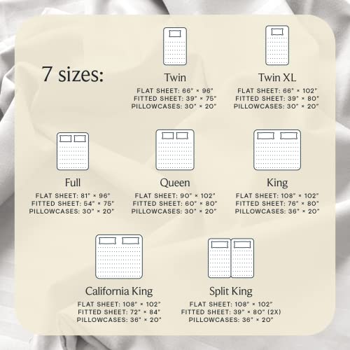 LUMQAR 6PC Queen Sheet Set – Cooling Microfiber, Deep Pocket, Denim